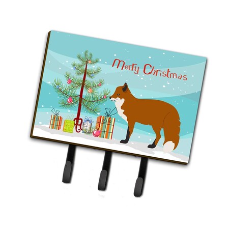 Carolines Treasures Red Fox Christmas Leash or Key Holder BB9243TH68